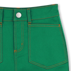 Saia trap&eacute;zio com bolsos KENZO KIDS 
                    MENINA