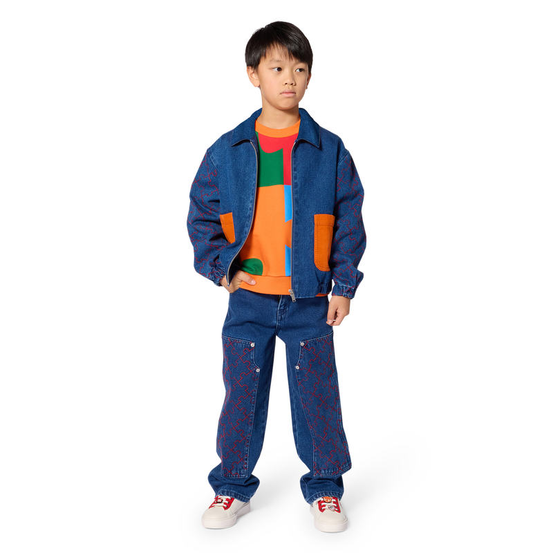 Casaco de denim KENZO KIDS 
                        BOY