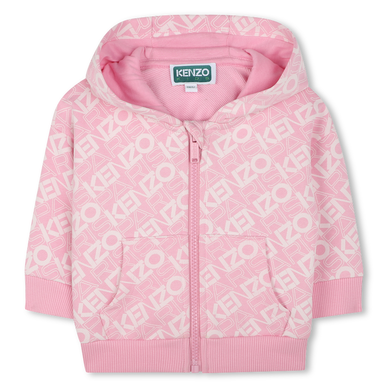 Cardigã e calças de moletão KENZO KIDS 
                    GIRL