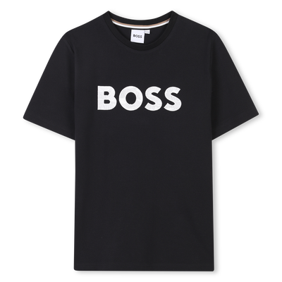 T-shirt bordada em algod&atilde;o BOSS BOY