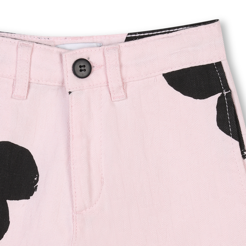 Cal&ccedil;&otilde;es de algod&atilde;o estampados MARC JACOBS 
                        GIRL