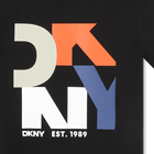 T-shirt manga curta de algod&atilde;o DKNY 
                    BOY