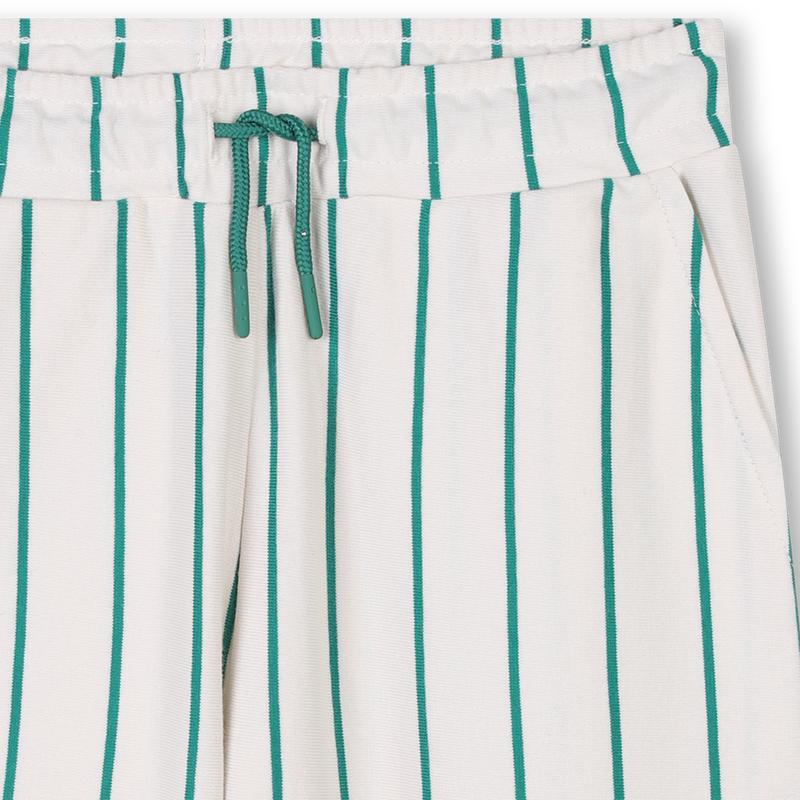 Striped cotton Bermuda shorts KENZO KIDS 
                    BOY