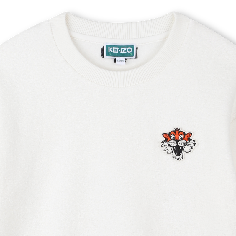 Sweatshirt polar com look felpudo KENZO KIDS 
                    BOY