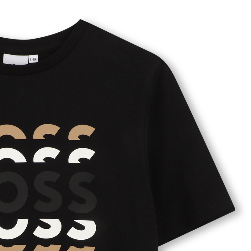 T-SHIRT MANGAS CURTAS BOSS 
                        MENINO