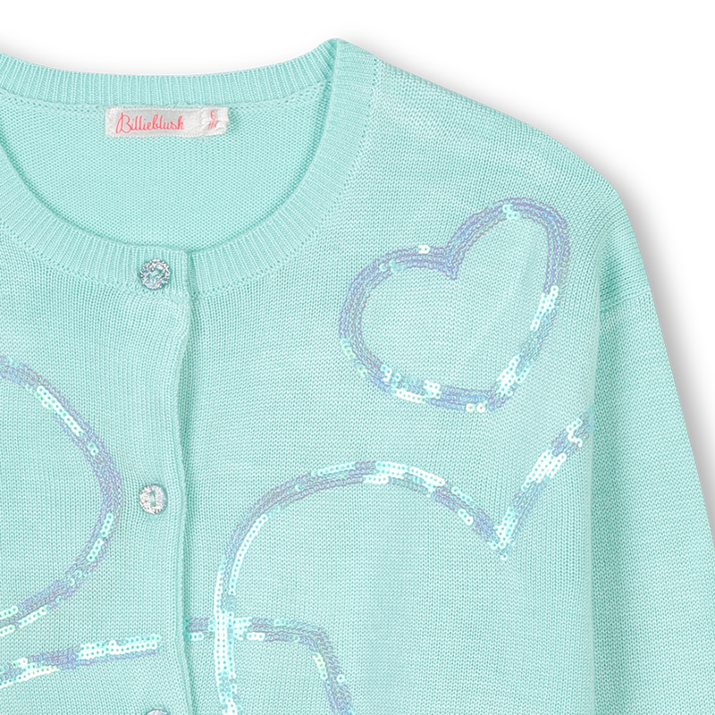 Cardig&atilde; de malha BILLIEBLUSH 
                        GIRL