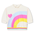 Sweatshirt em molet&atilde;o BILLIEBLUSH 
                    GIRL