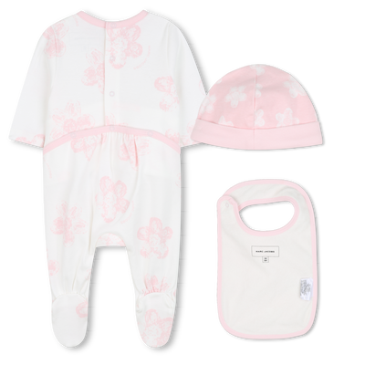 Conjunto de pijama, babador e chapéu MARC JACOBS UNISEX