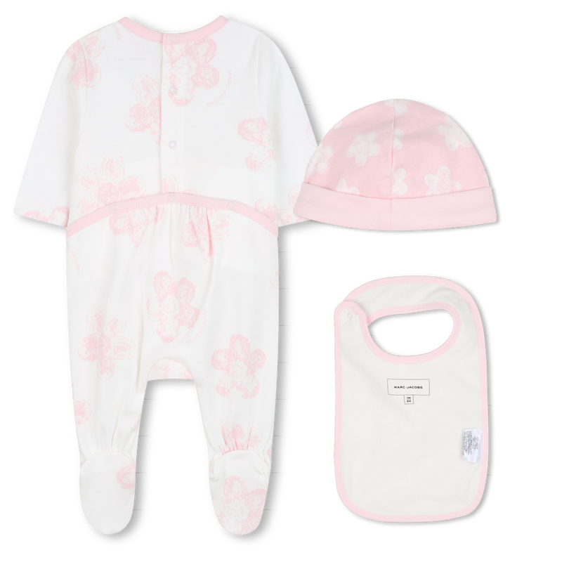 Conjunto de pijama, babador e chapéu MARC JACOBS 
                    UNISEX