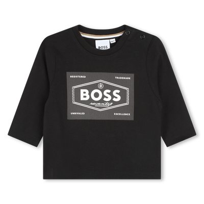 T-shirt estampada de algod&atilde;o BOSS BOY