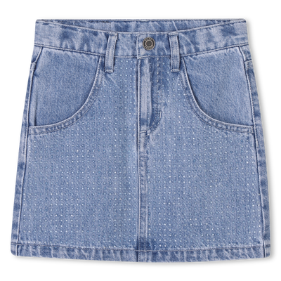 Denim skirt with diamantés MARC JACOBS GIRL