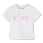 T-shirt estampado brilhante BOSS 
                    GIRL