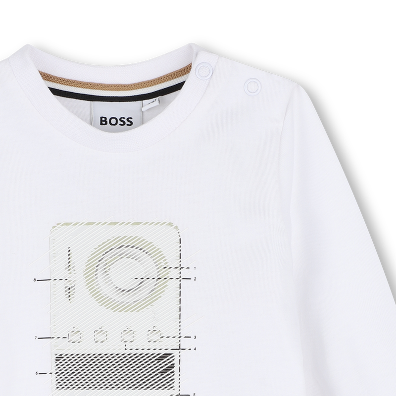 Camiseta de manga longa BOSS 
                        BOY