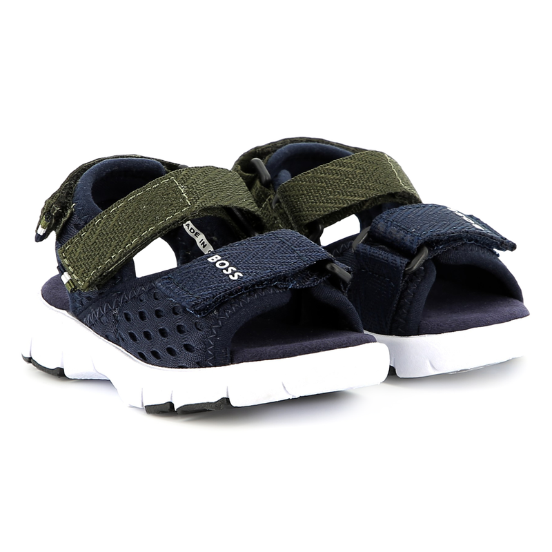 Sand&aacute;lias com velcro BOSS 
                        BOY