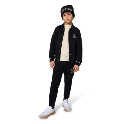 Chapéu de malha com logotipo BOSS BOY