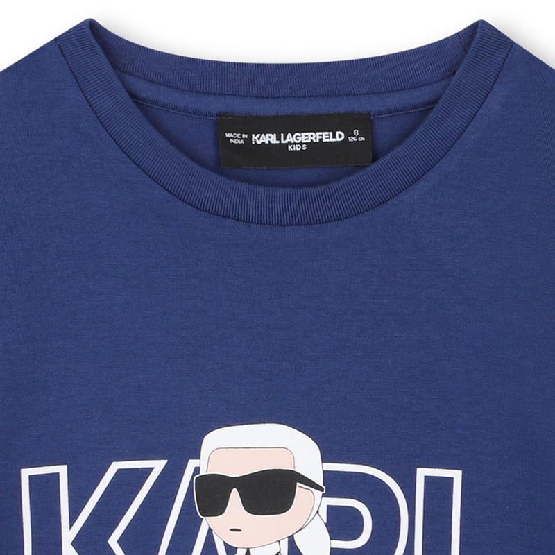 T-shirt de manga curta KARL LAGERFELD KIDS 
                        BOY