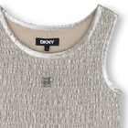 Vestido strappy DKNY 
                    GIRL