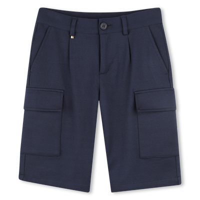 Bermudas lisas com bolsos BOSS BOY