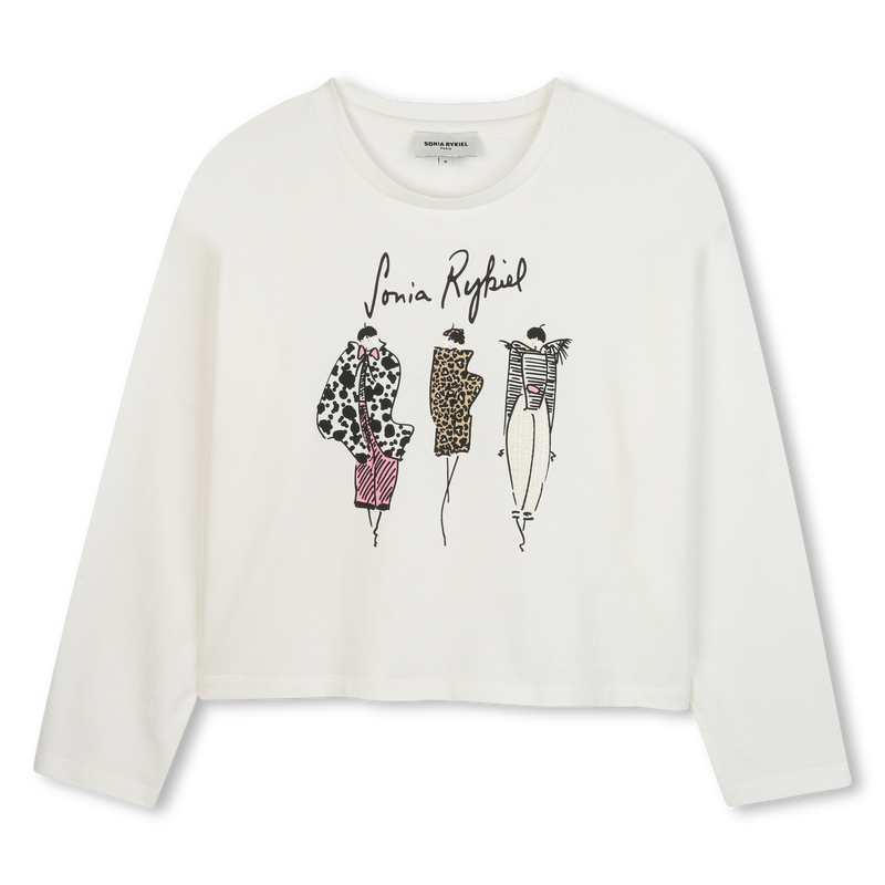 Camiseta de manga comprida SONIA RYKIEL 
                    GIRL
