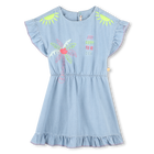 Vestido de ganga com bordados BILLIEBLUSH 
                    GIRL