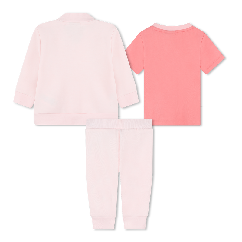 T-shirt, calças e cardigan BOSS 
                    GIRL