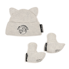 Conjunto de touca e pantufas KARL LAGERFELD KIDS 
                    UNISSEXO