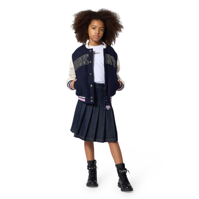Saia de denim DKNY GIRL