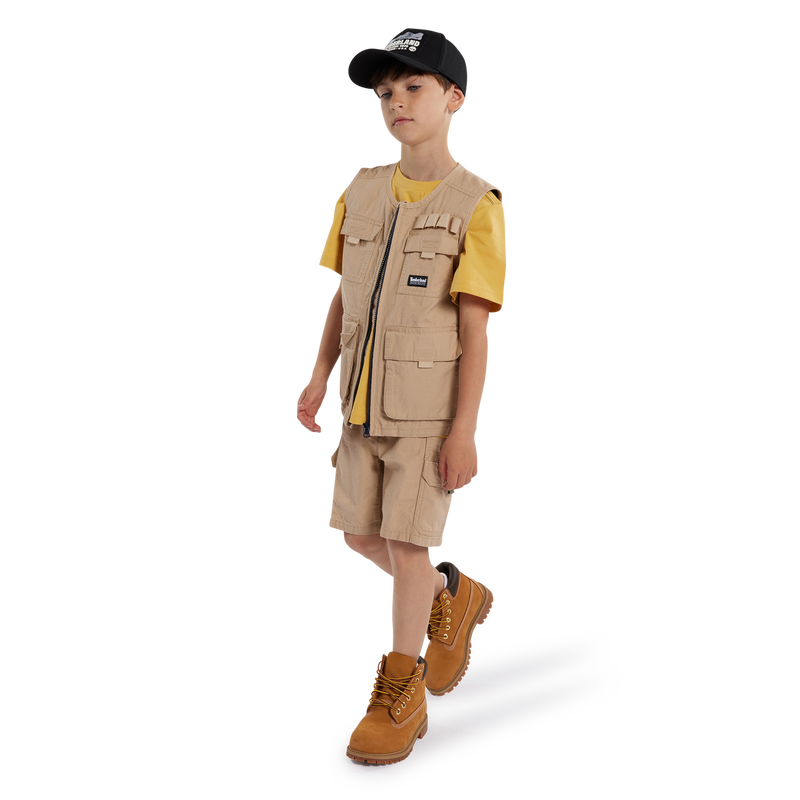 Colete sem mangas com bolsos TIMBERLAND 
                    BOY