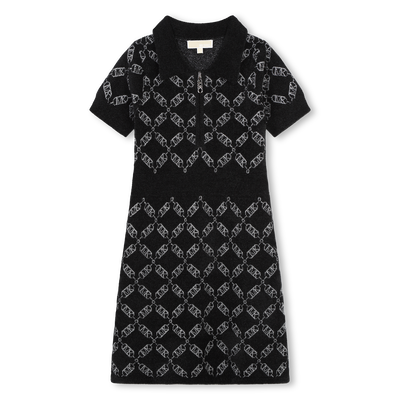 Vestido jacquard manga curta MICHAEL KORS GIRL