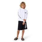 Cal&ccedil;&otilde;es bermudas de algod&atilde;o KARL LAGERFELD KIDS 
                    BOY