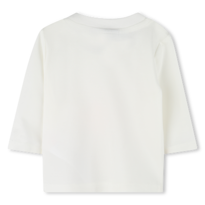 T-shirt estampado de p&eacute;talas BOSS GIRL