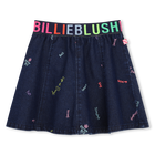 Saia de denim BILLIEBLUSH 
                    GIRL