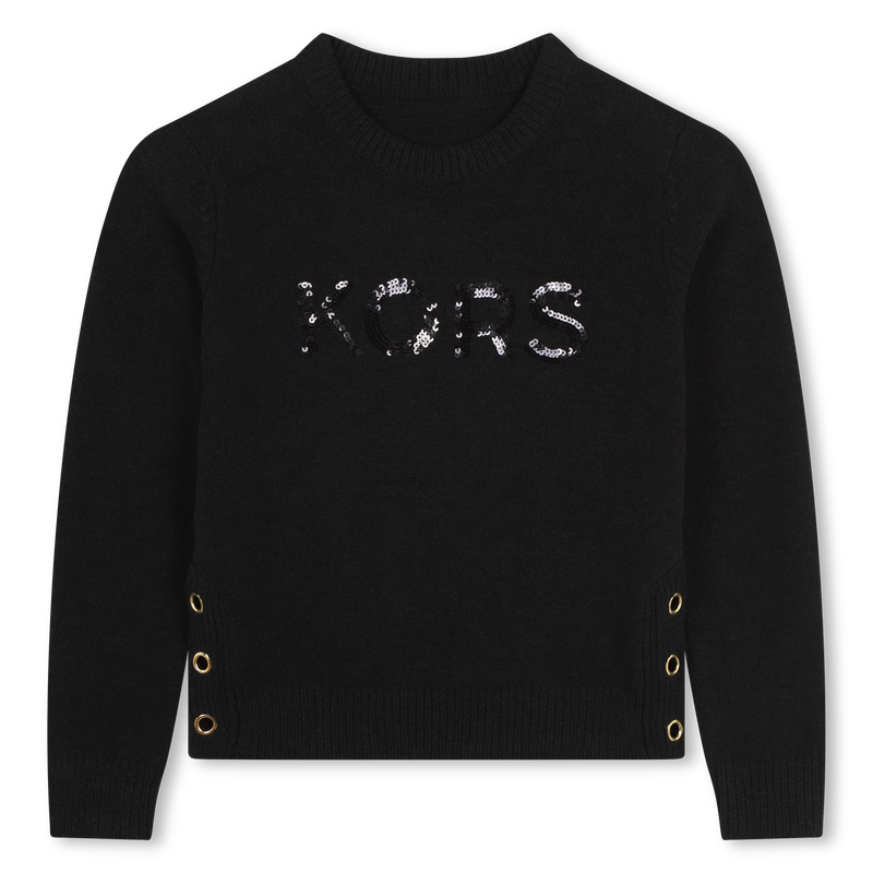 Sequin Logo Sweater MICHAEL KORS 
                    GIRL
