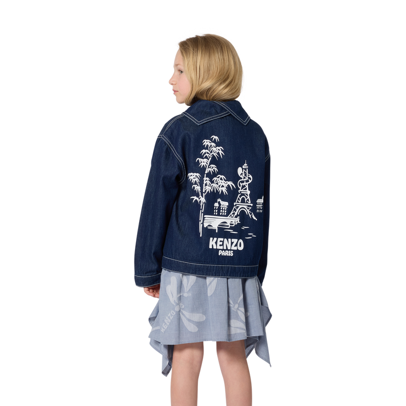 CASACO DE GANGA KENZO KIDS 
                        GIRL