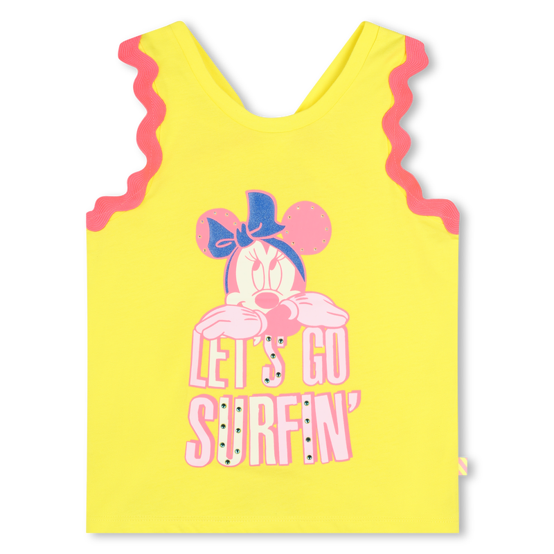 Top estampado em algodão BILLIEBLUSH 
                    GIRL