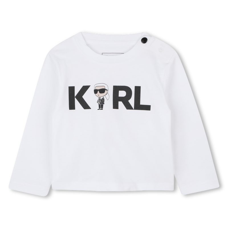 Conjunto de moletom, calça e camiseta KARL LAGERFELD KIDS 
                    BOY