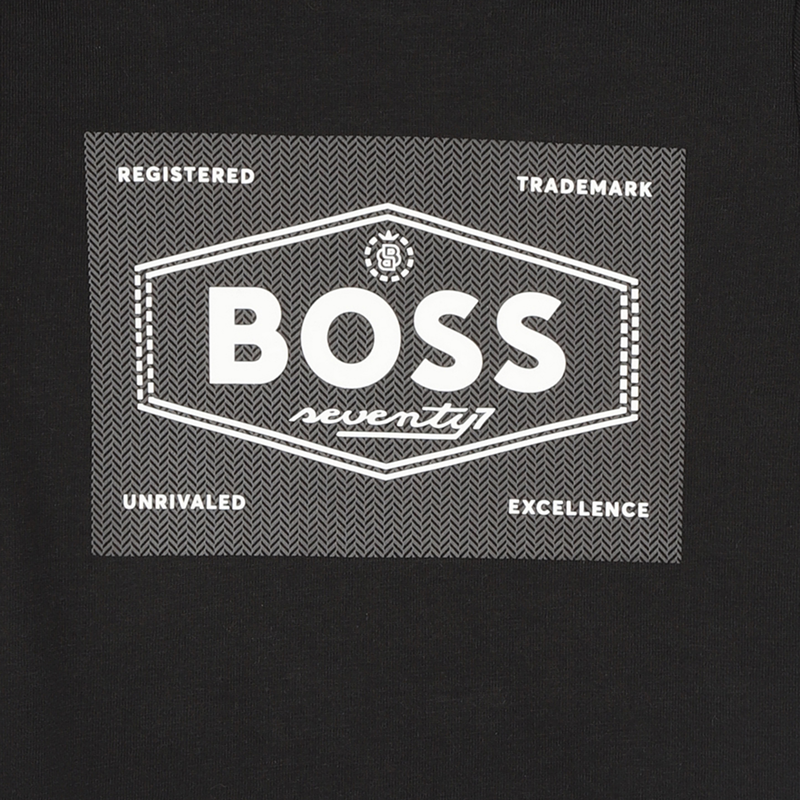 T-shirt estampada de algodão BOSS 
                    BOY