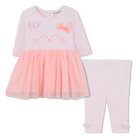 Conjunto de vestido e leggings BILLIEBLUSH 
                    GIRL