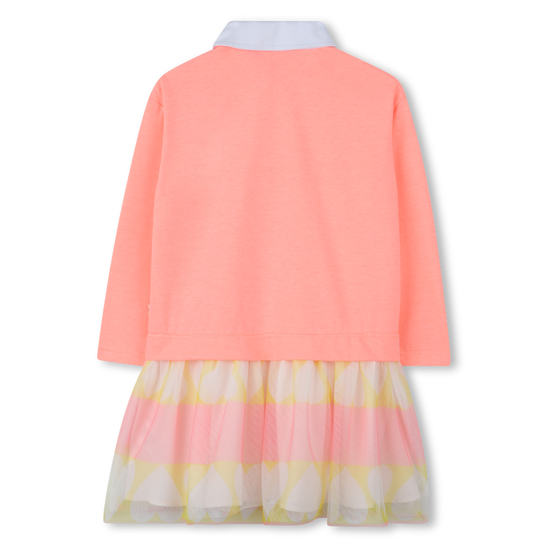 Vestido bimaterial BILLIEBLUSH 
                    GIRL