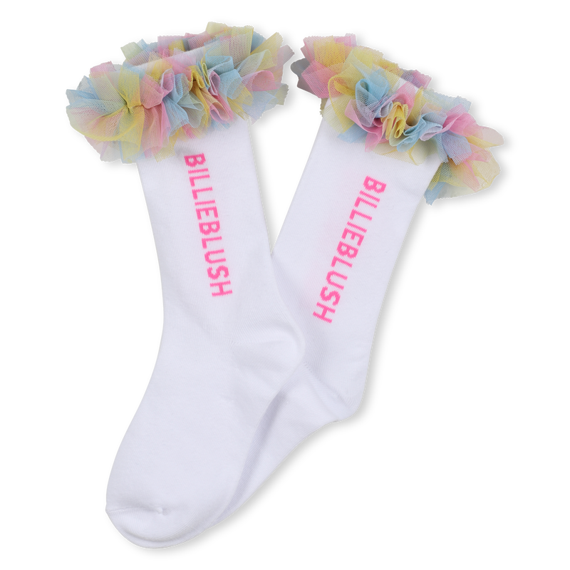 Meias com babados BILLIEBLUSH 
                    GIRL