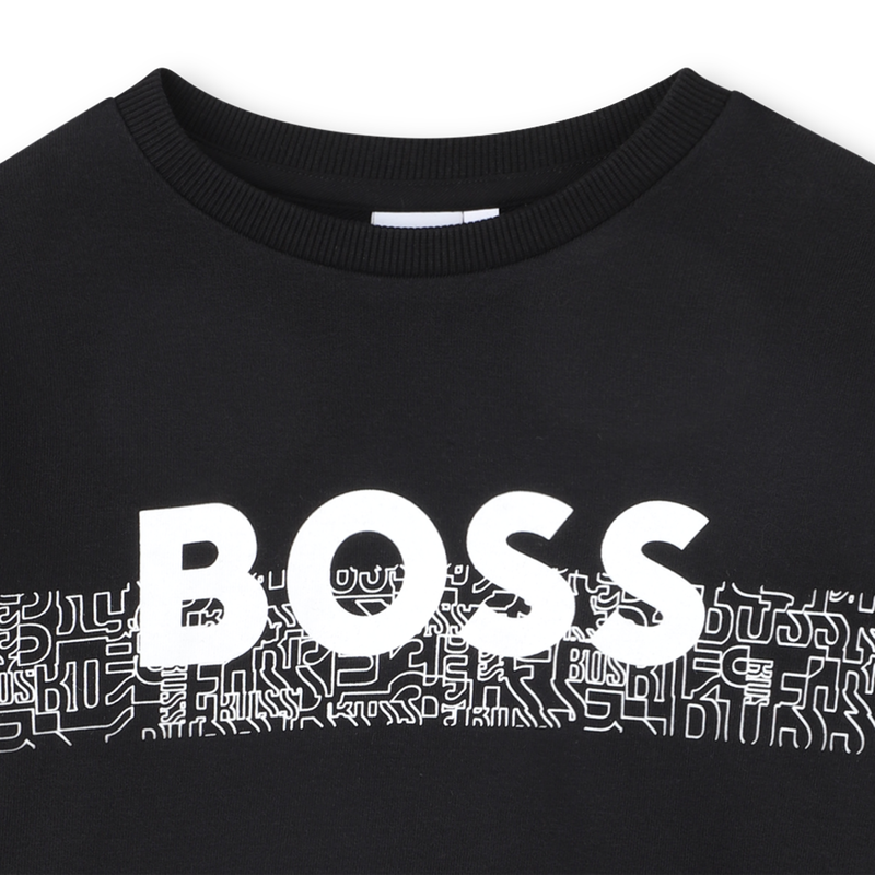 Moletom com gola redonda BOSS 
                    BOY
