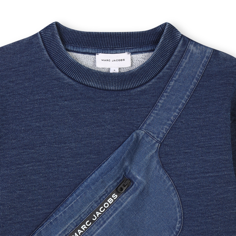 Sweatshirt molet&atilde;o estampada MARC JACOBS 
                        BOY