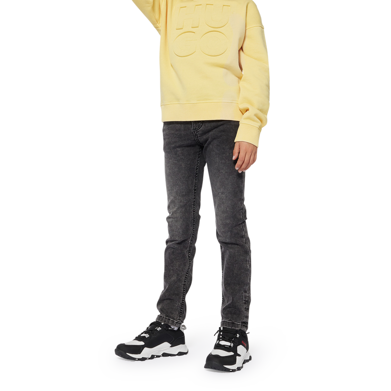 Sweatshirt em molet&atilde;o HUGO 
                        BOY