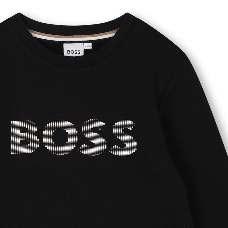 Sweatshirt em molet&atilde;o BOSS 
                        BOY
