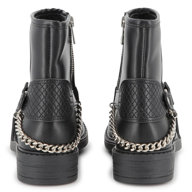 Botas biker em couro bovino ZADIG & VOLTAIRE 
                    GIRL