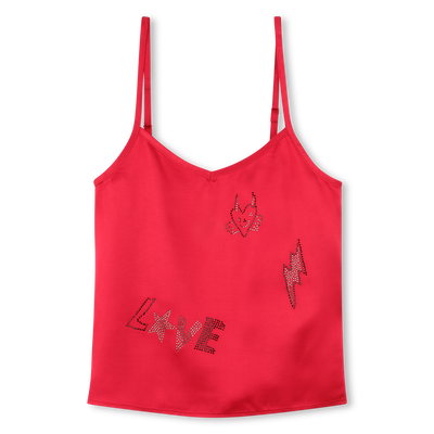 Satin Diamanté Camisole ZADIG & VOLTAIRE GIRL