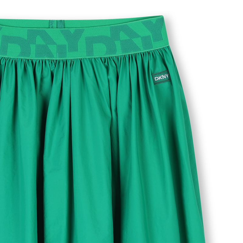 Saia midi com cintura el&aacute;stica DKNY 
                        GIRL