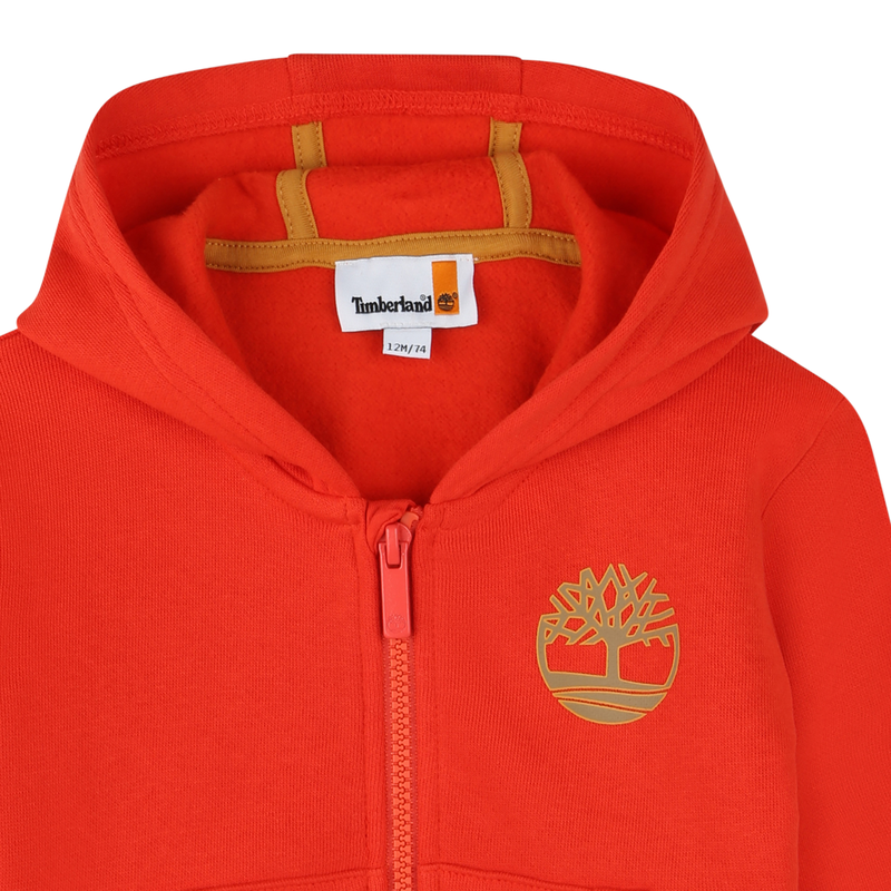 Sweatshirt com fecho com capuz TIMBERLAND 
                    BOY