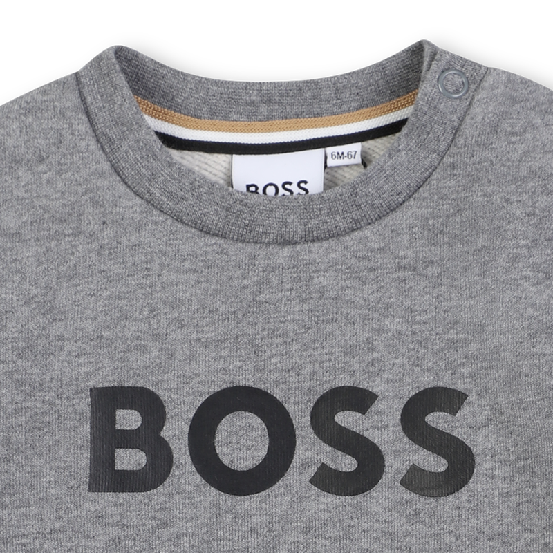Moletom com gola redonda BOSS 
                    BOY