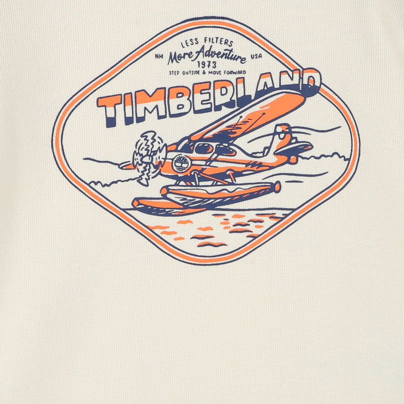 Sweatshirt em molet&atilde;o TIMBERLAND 
                        BOY